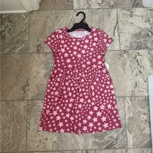 NWT Size Medium (7-8)n Wonder Nation Pink Star Patterned Play Dress